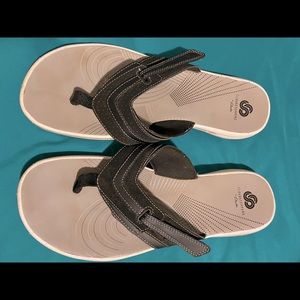 Clarks sandals, gently used. $20